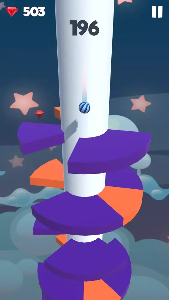 Super Helix Jumping Ball应用截图