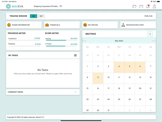 GovEVA Boards iPad  Screenshots