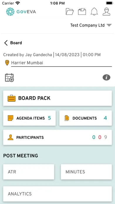 GovEVA Boards Screenshots