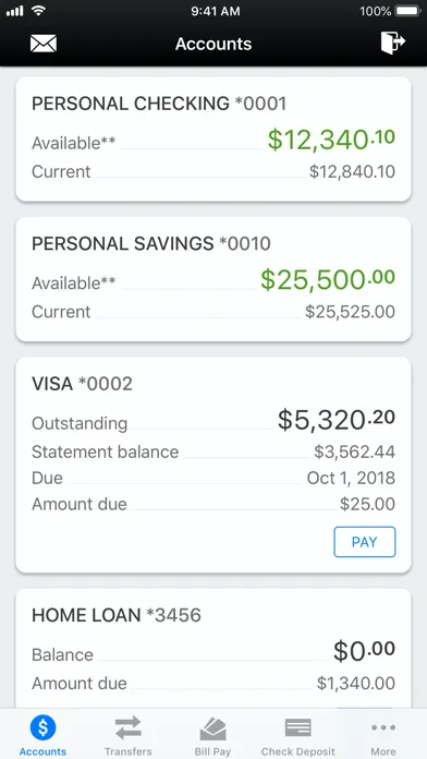 Reliant Community Credit Union Screenshots
