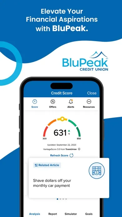 BluPeak Credit Union Screenshots