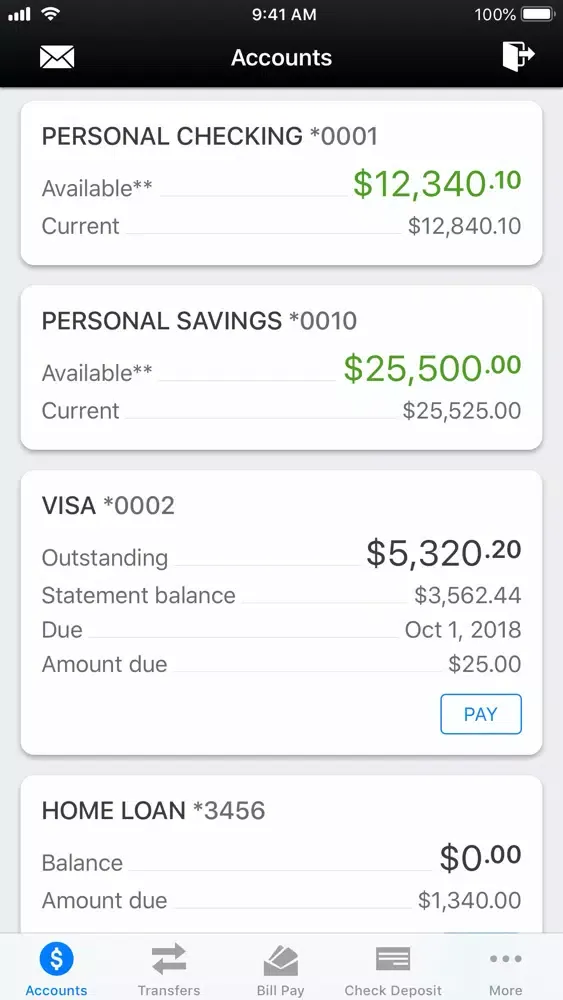 Atlantic Federal Credit Union Screenshots