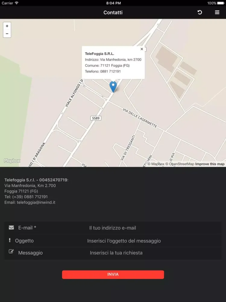 TeleFoggiaTv iPad  Ekran Görüntüleri