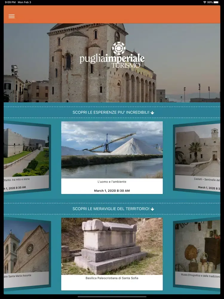 Visit Puglia Imperiale iPad 应用截图