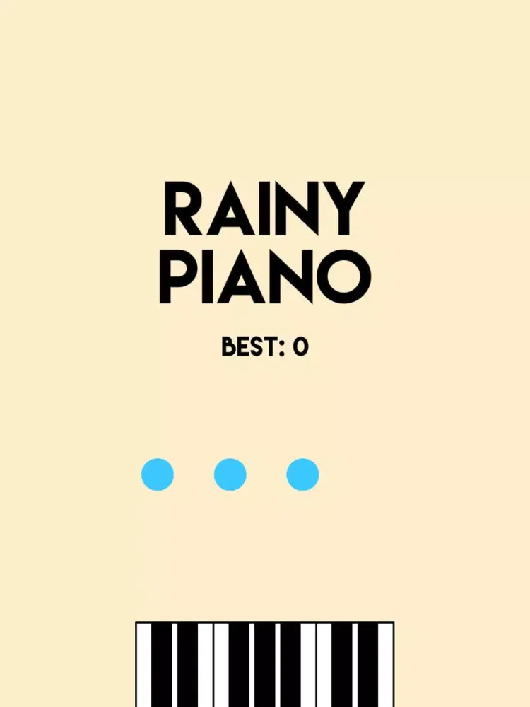 Screenshot di Rainy Piano iPad 