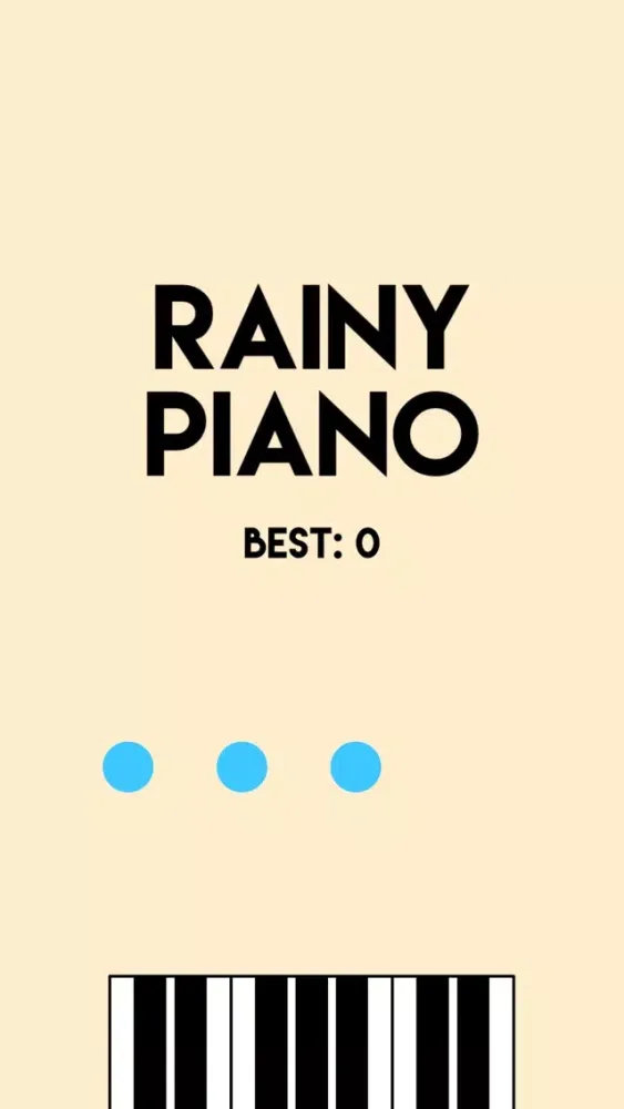 Screenshot di Rainy Piano