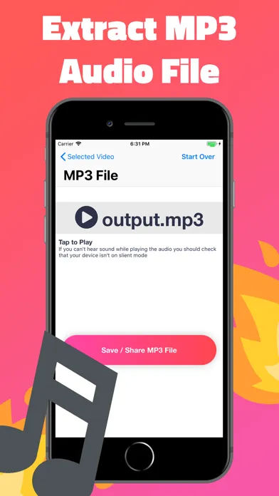 Video to MP3 Audio Extractor Screenshots