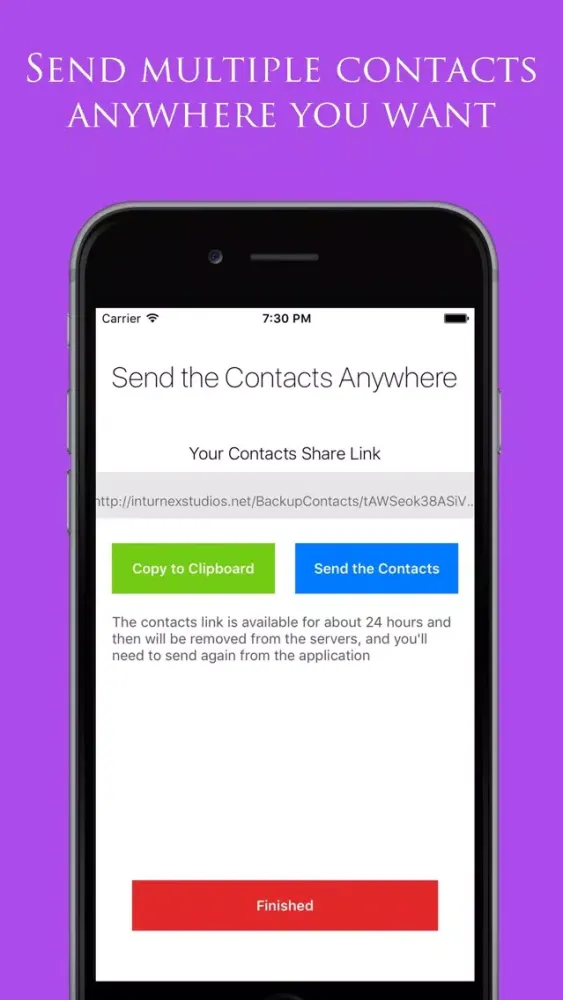 Capturas de pantalla de Backup My Contacts Assistant: Export & Transfer
