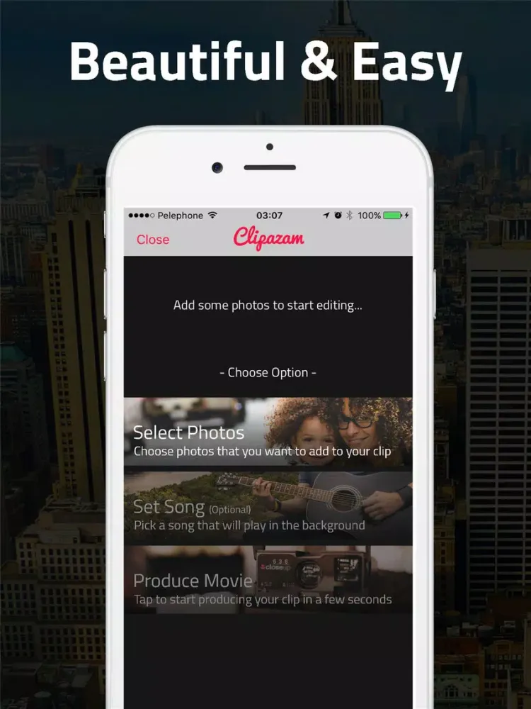 Clipazam: Movie Maker & Photo Slideshow Video Clip iPad  Screenshots