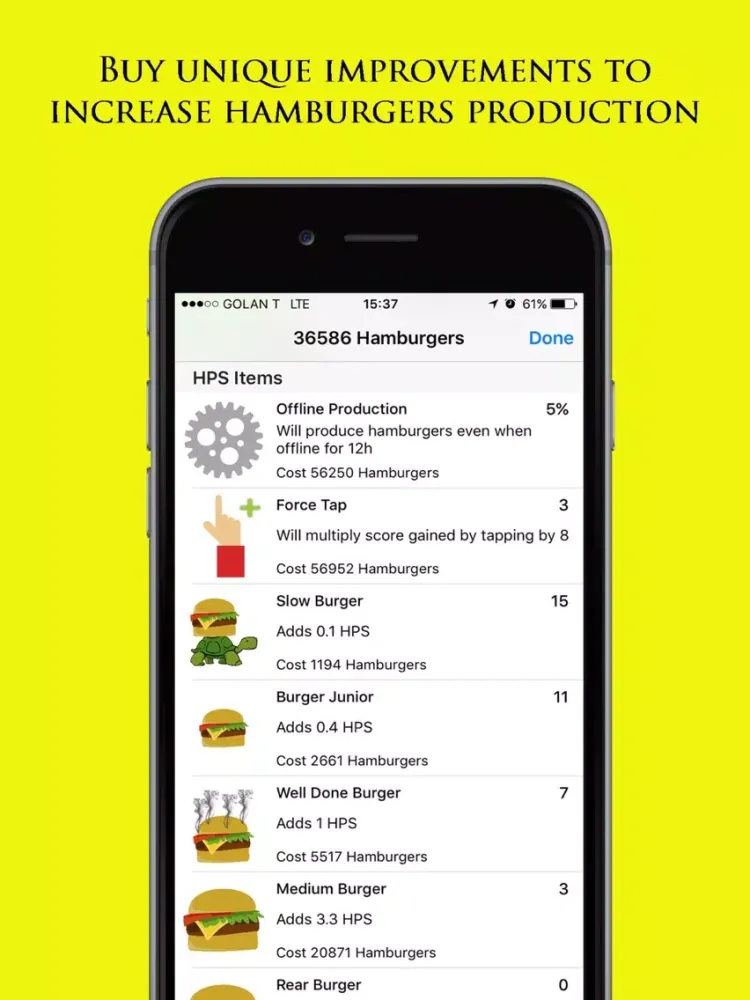 Burger Flip Island Clicker: Good Hamburger Time iPad  سکرین شاٹس