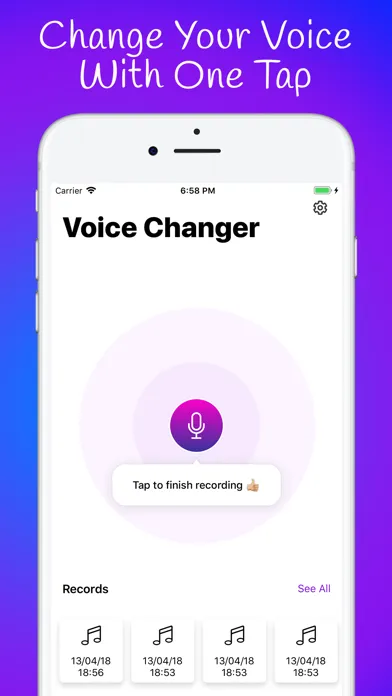 Capturas de pantalla de Chipmunk Voice Changer Editor