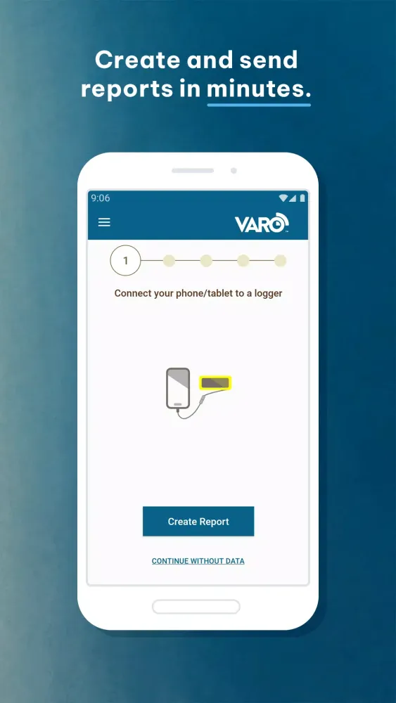VARO Cold Chain Reporting سکرین شاٹس