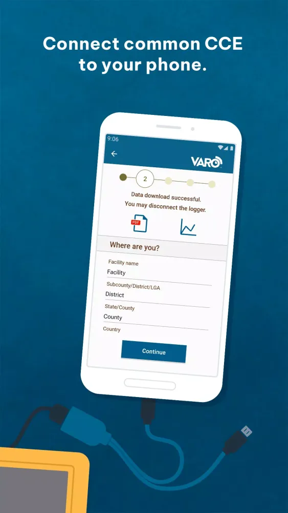 VARO Cold Chain Reporting سکرین شاٹس