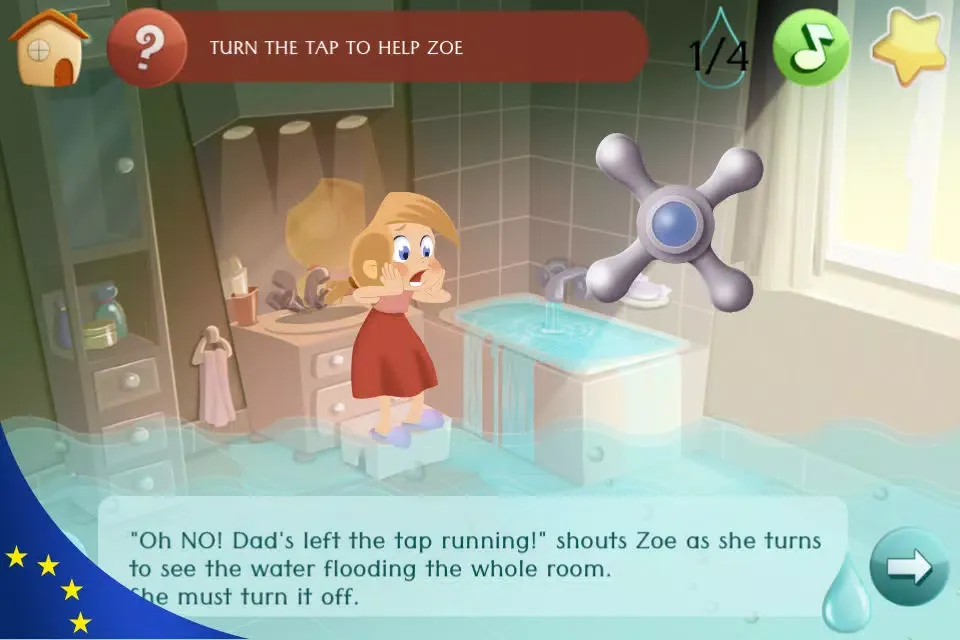 Zrzuty ekranu Zoe makes a splash!