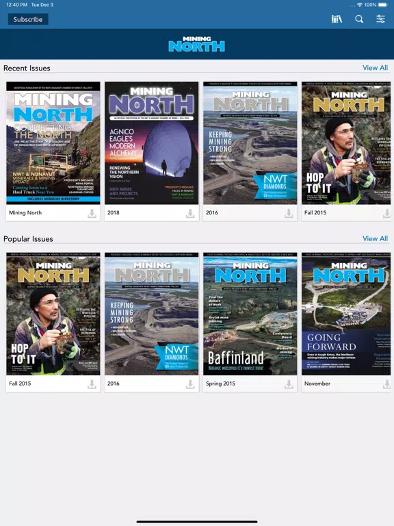 Screenshot di Mining North iPad 