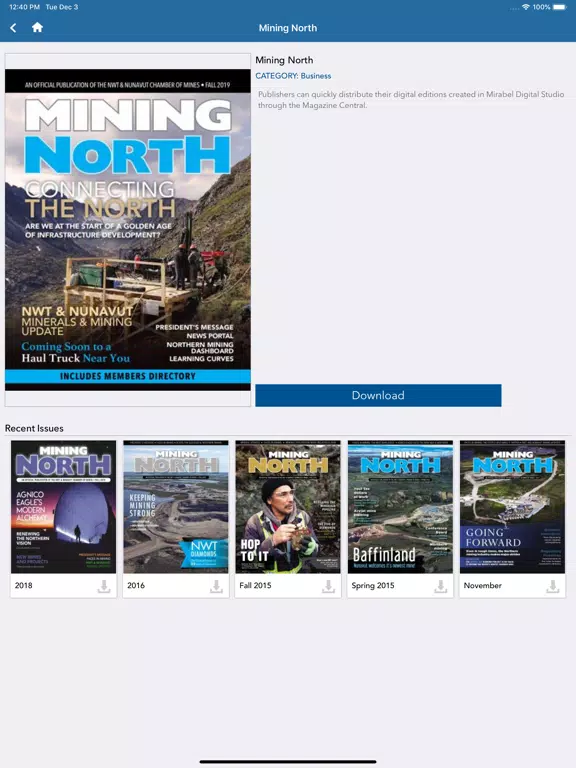 Screenshot di Mining North iPad 