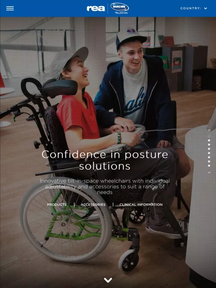 Invacare Rea iPad  Ekran Görüntüleri