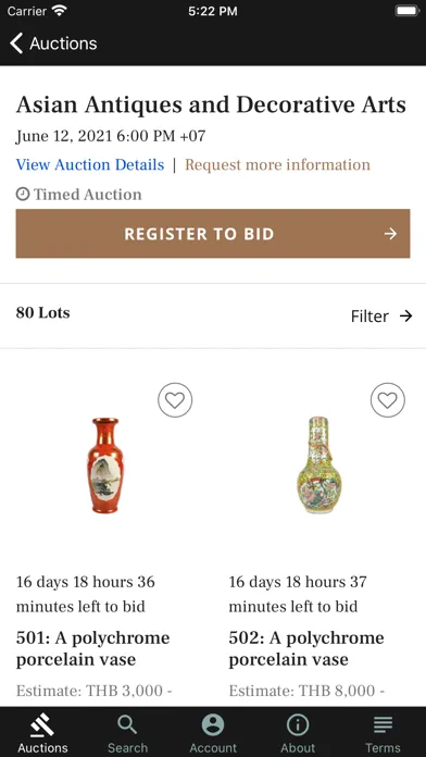 RCB Auctions स्क्रीनशॉट