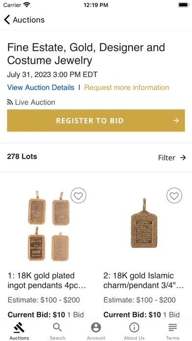 ภาพหน้าจอของ Ripley Auctions