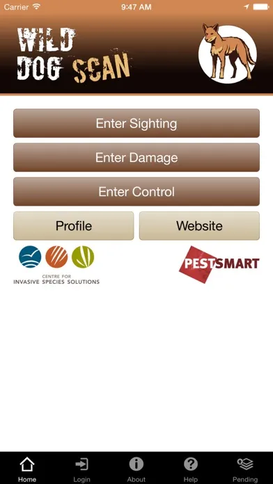 FeralScan Pest Mapping应用截图