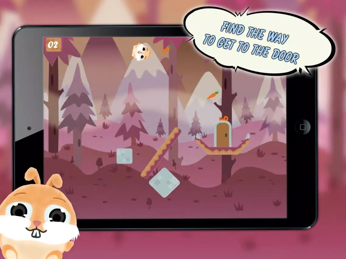 Captures d'écran de Happy Bunny Super Forest Jump iPad 
