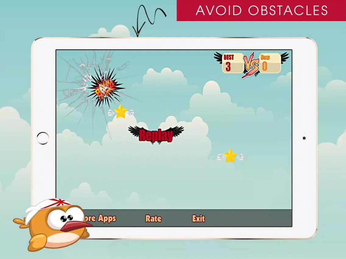 Kamikaze Bird Blast - for iPad iPad  स्क्रीनशॉट