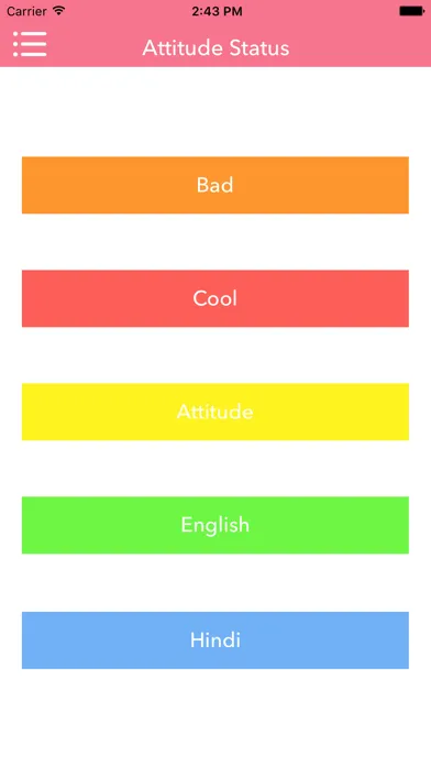 Attitude Status for WhatsApp应用截图