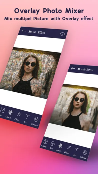 ภาพหน้าจอของ Mosaic Photo Collage