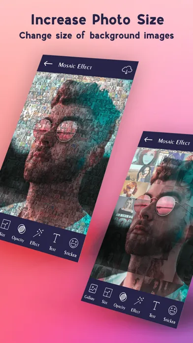 ภาพหน้าจอของ Mosaic Photo Collage