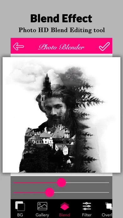 Capturas de pantalla de PhotoBlend - Double Exposure