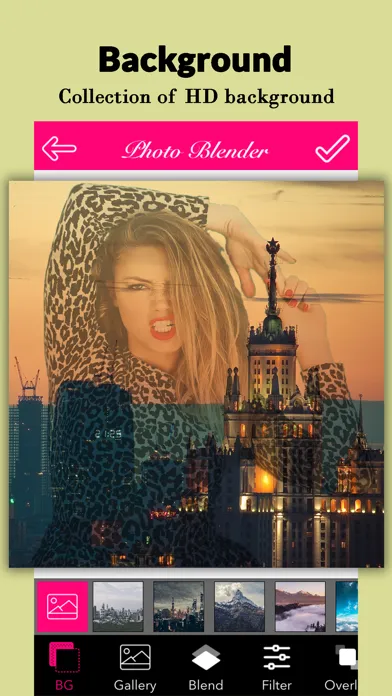 Capturas de pantalla de PhotoBlend - Double Exposure