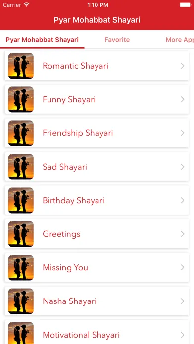 Pyar Mohabbat Shayari Screenshots
