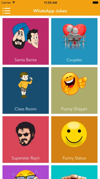 ภาพหน้าจอของ Jokes For WhatsApp - The Best Jokes Collection