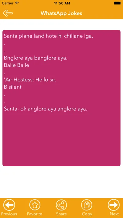 ภาพหน้าจอของ Jokes For WhatsApp - The Best Jokes Collection