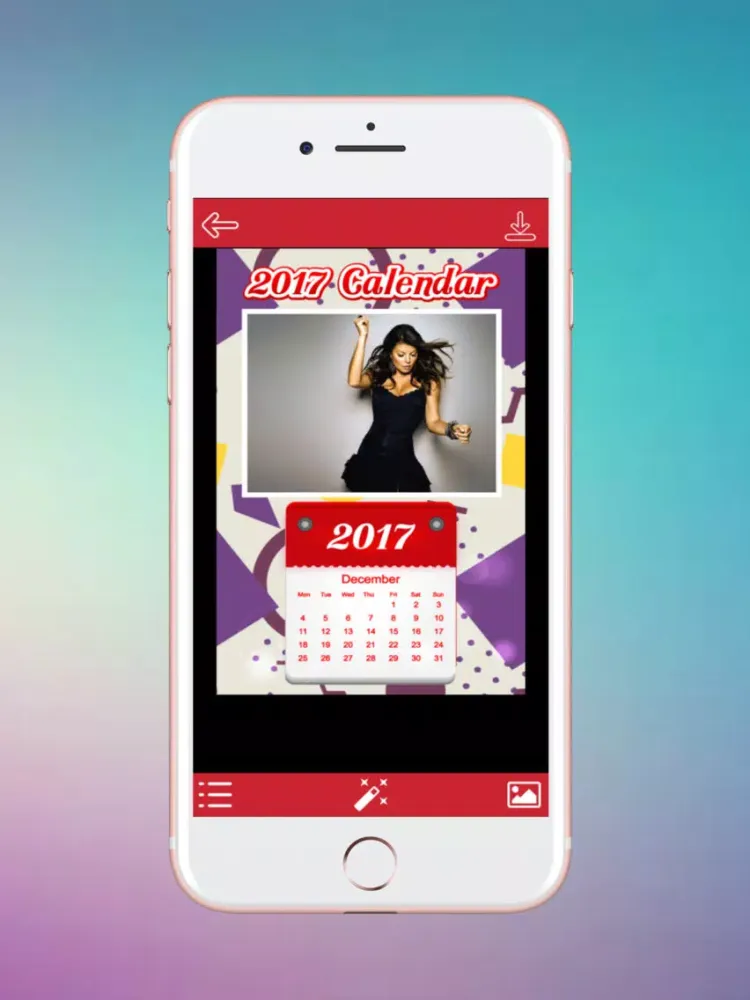 Calendar Photo Frame iPad  Ekran Görüntüleri