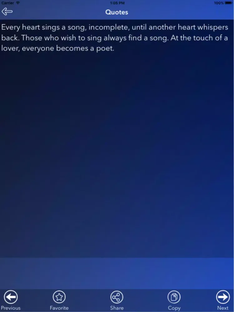 Quotes for Plato iPad  Ekran Görüntüleri