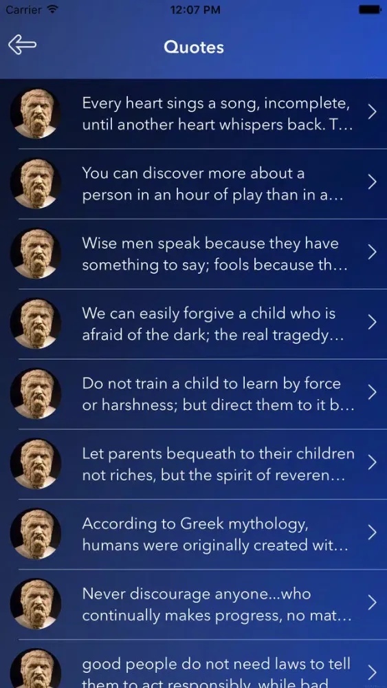 Quotes for Plato Ekran Görüntüleri