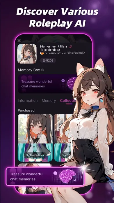 Capturas de pantalla de AI Roleplay: Fantasy chat AI