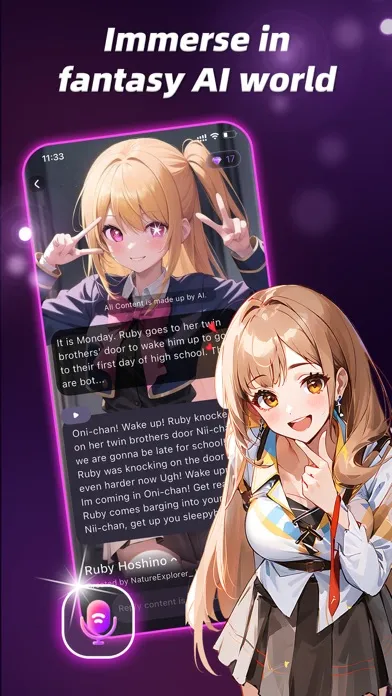 Capturas de pantalla de AI Roleplay: Fantasy chat AI