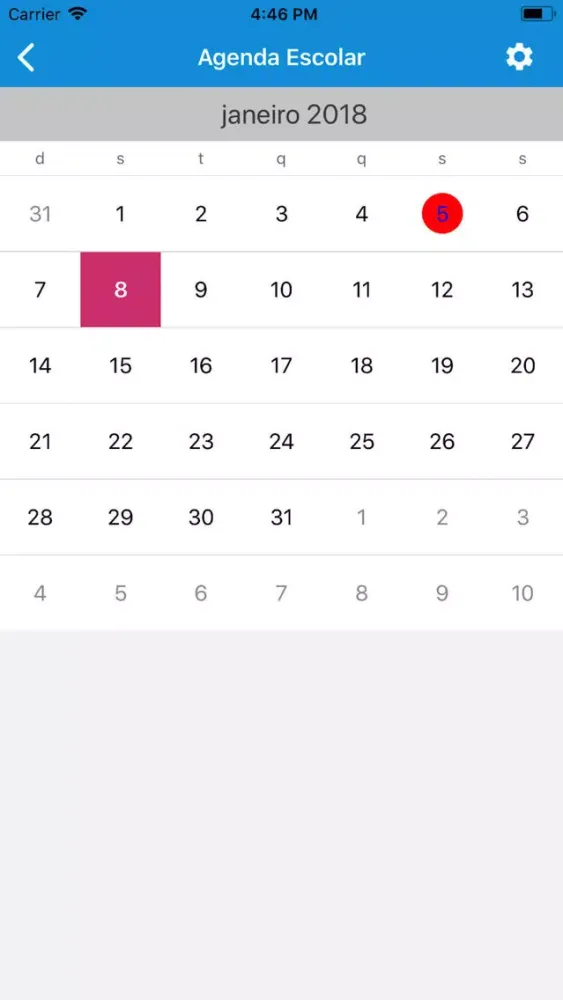 Screenshot di Agenda - Geração do Ben