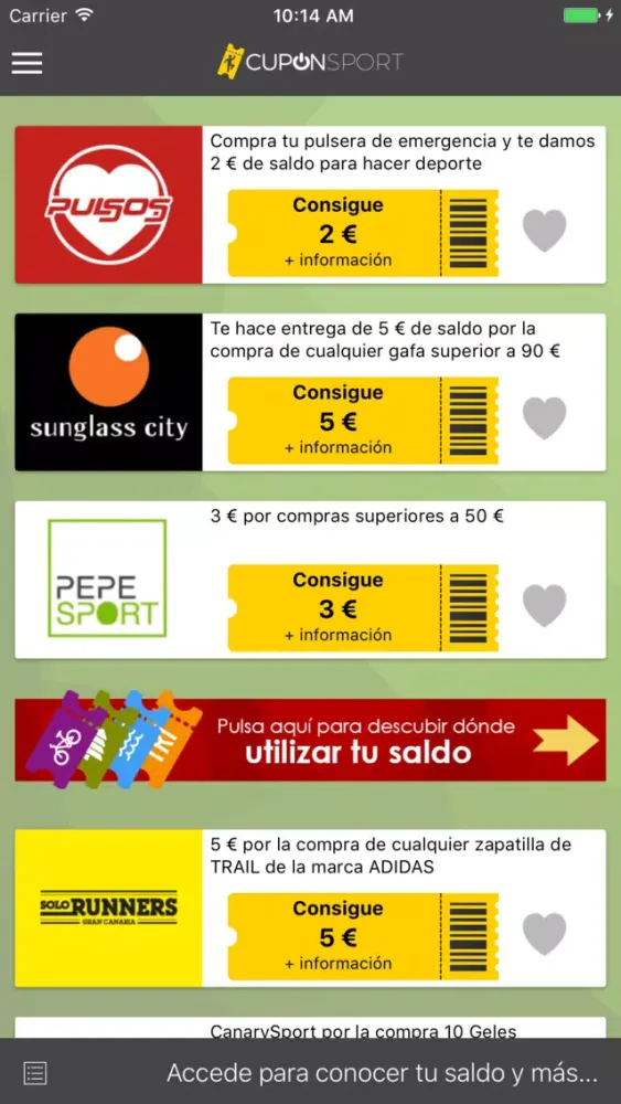 CuponSport سکرین شاٹس