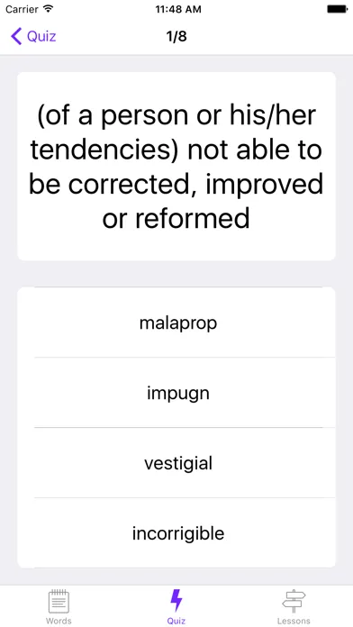 Word of the Day — Daily Words, Grammar Lessons & More سکرین شاٹس