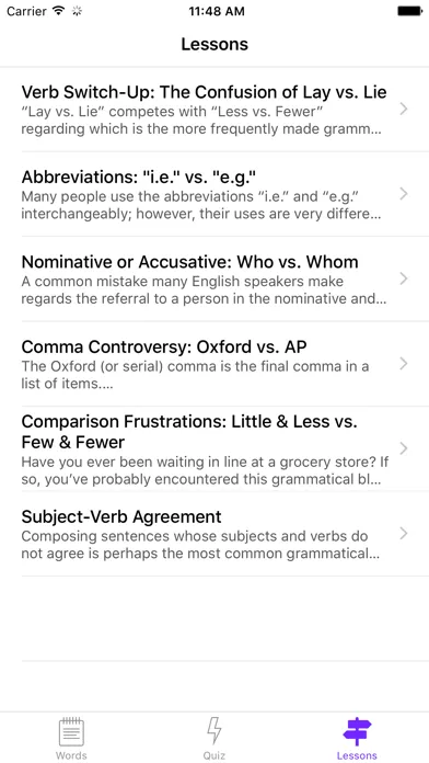 Word of the Day — Daily Words, Grammar Lessons & More سکرین شاٹس