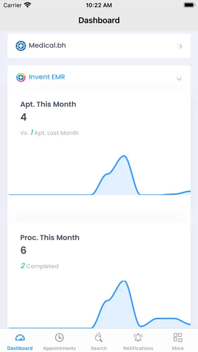 Invent EMR Screenshots
