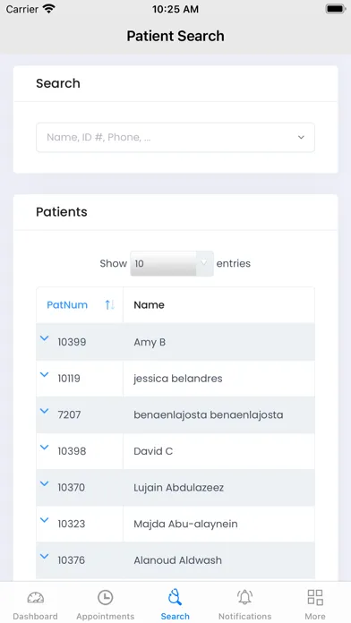 Invent EMR Screenshots