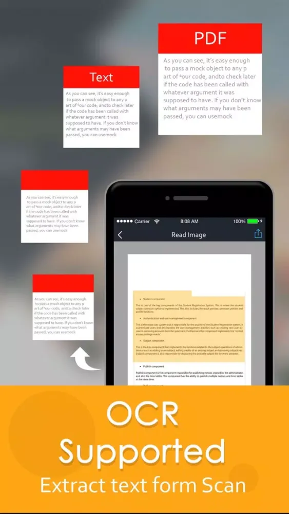 Tangkapan skrin Scan - PDF Scanner & OCR