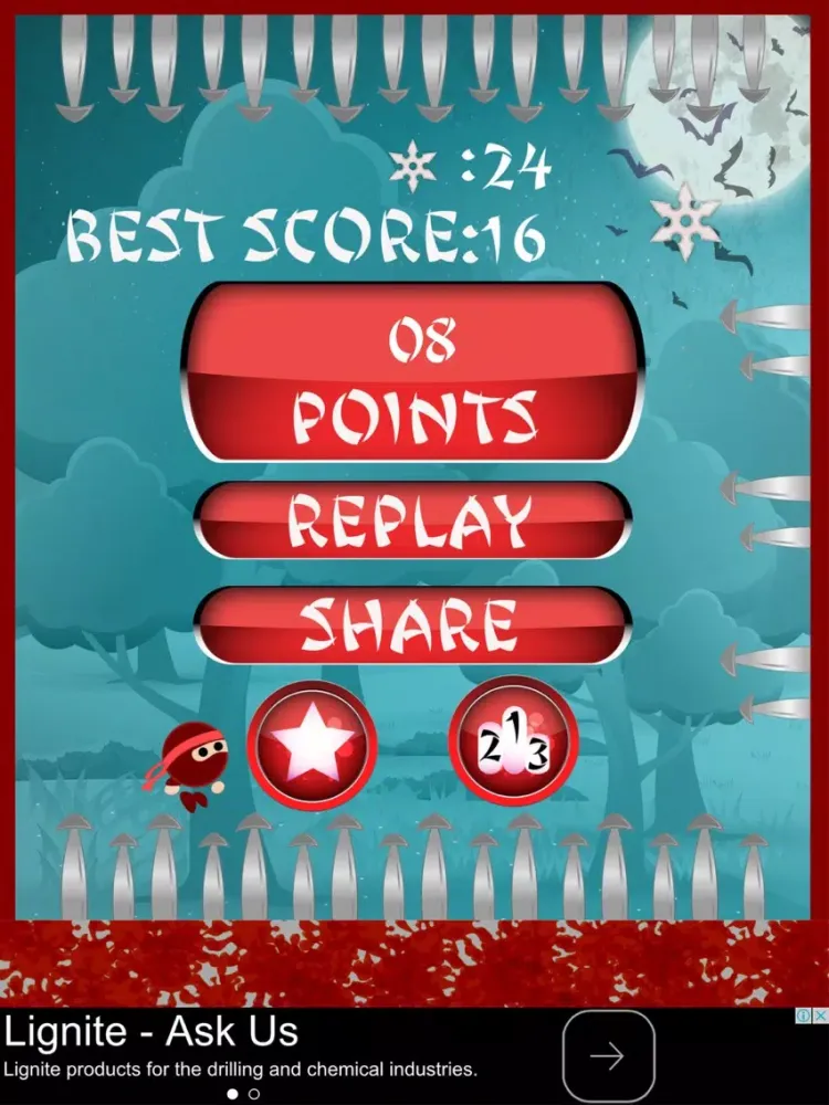 Flappy Ninja Rush iPad 应用截图