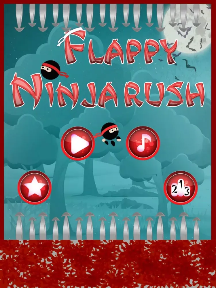 Flappy Ninja Rush iPad 应用截图