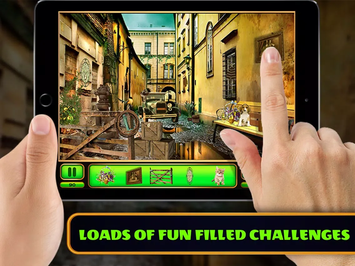 Tangkapan layar Mysterious City - Hidden Objects Fun iPad 