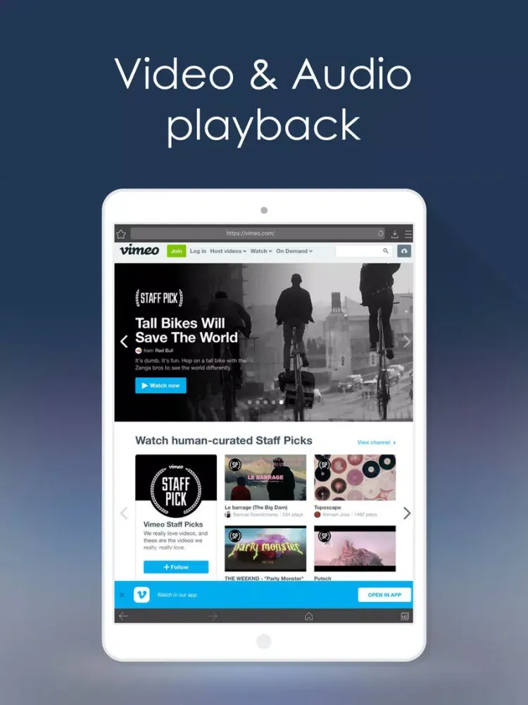 Night Mode - Browser iPad  Ekran Görüntüleri